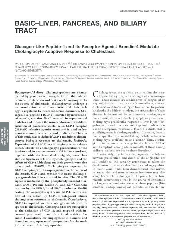 (PDF) Glucagon-Like Peptide-1 and Its Receptor Agonist Exendin-4 ... - 1 And Its Receptor Agonist Exendin