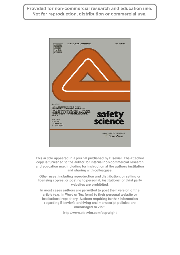 (PDF) A semiquantitative assessment of occupational risks using bow