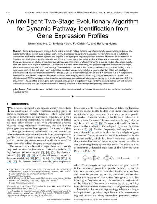 (PDF) An Intelligent Two-Stage Evolutionary Algorithm for Dynamic ...