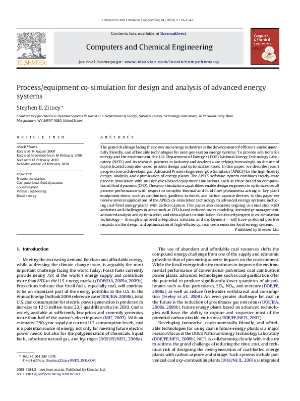 (PDF) Integrated process simulation and CFD for improved process ...