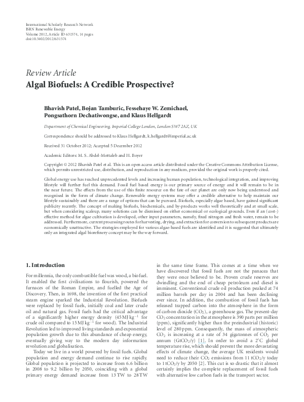 Biodiesel production from algae pdf image