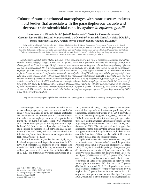 Harvest And Culture Of Mouse Peritoneal Macrophages – EKVZCX