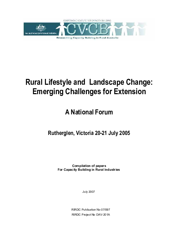 Human landscape examples picture