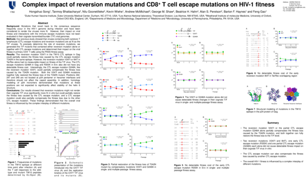 (PDF) Complex impact of reversion mutations and CD8+ T cell escape ...