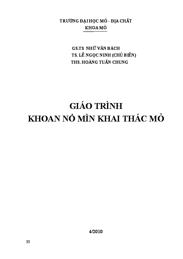 First page of “khoan nổ mìn”