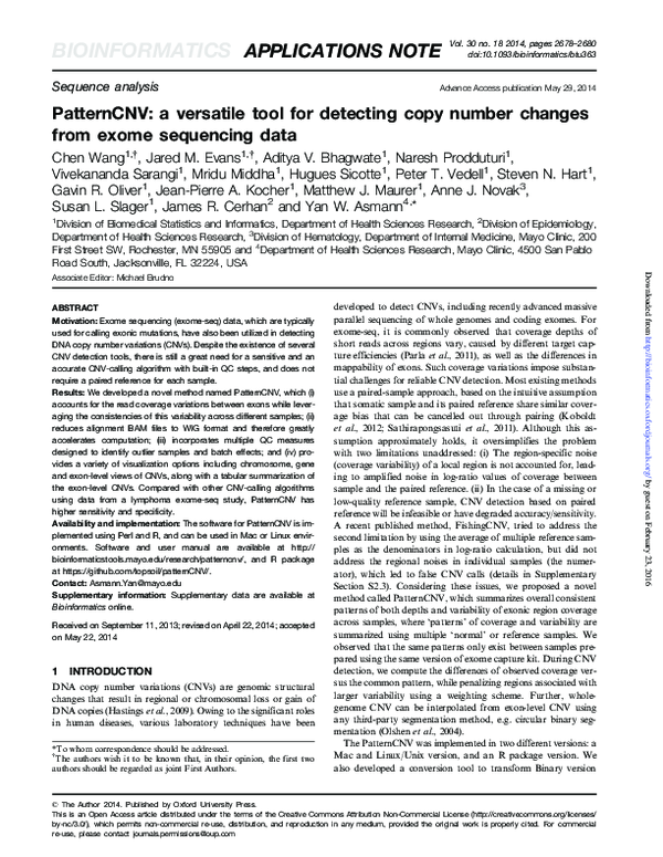 (PDF) PatternCNV: a versatile tool for detecting copy number changes ...