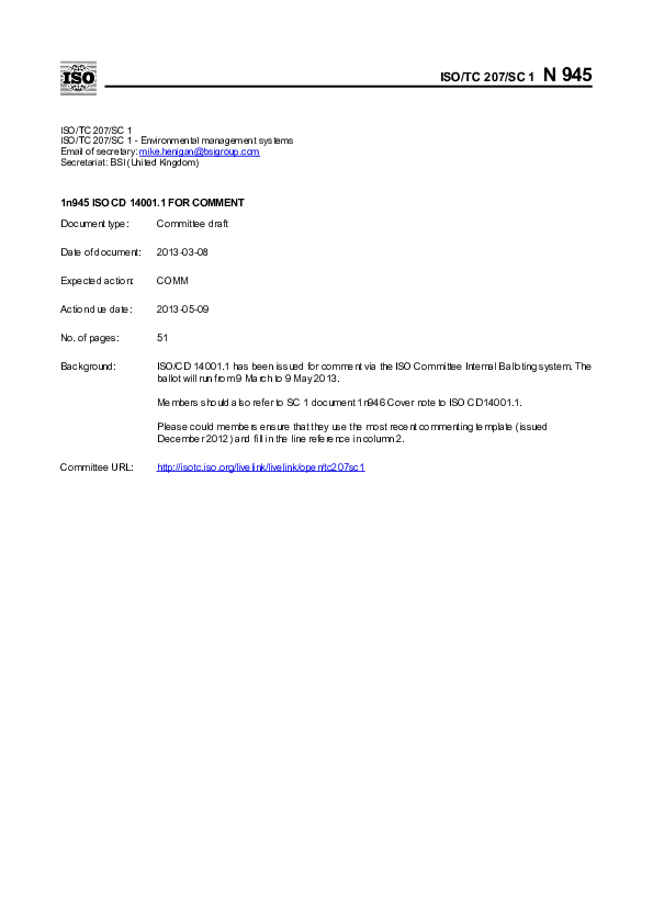 (PDF) ISO/TC 207/SC 1 N 945