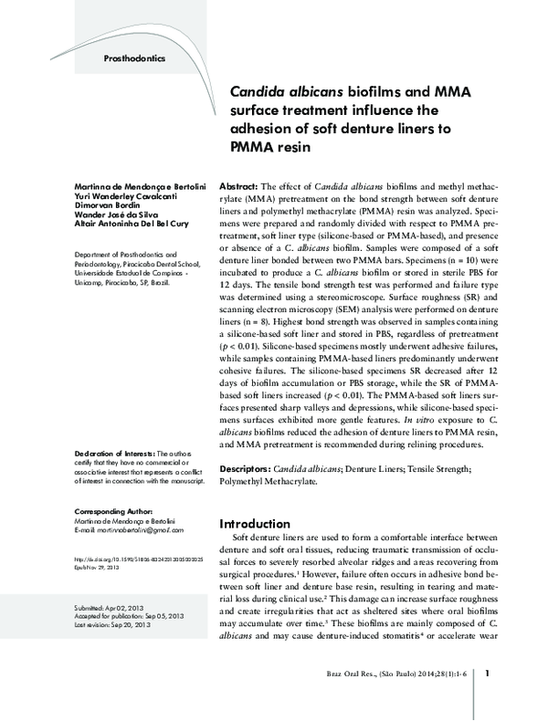(PDF) Evaluation of 2methacryloyloxyethyl phosphorylcholine polymer