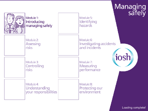 iosh managing safely