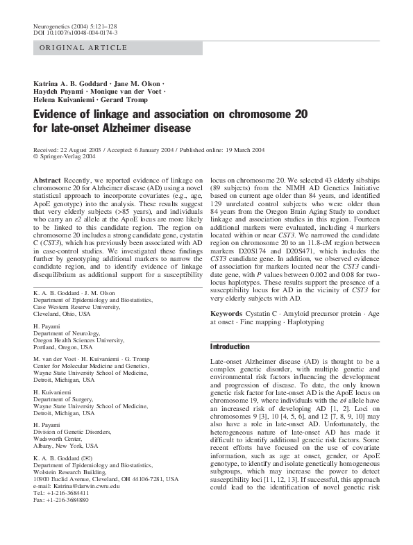 What does chromosome 20 do image