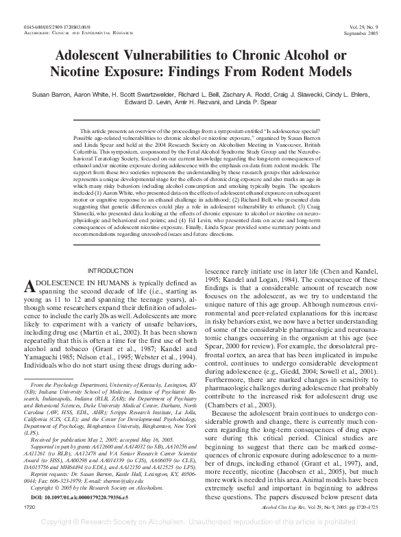 Chronic alcoholic brain syndrome image