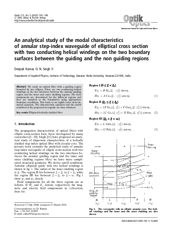 (PDF) An analytical study of the modal characteristics of annular step ...