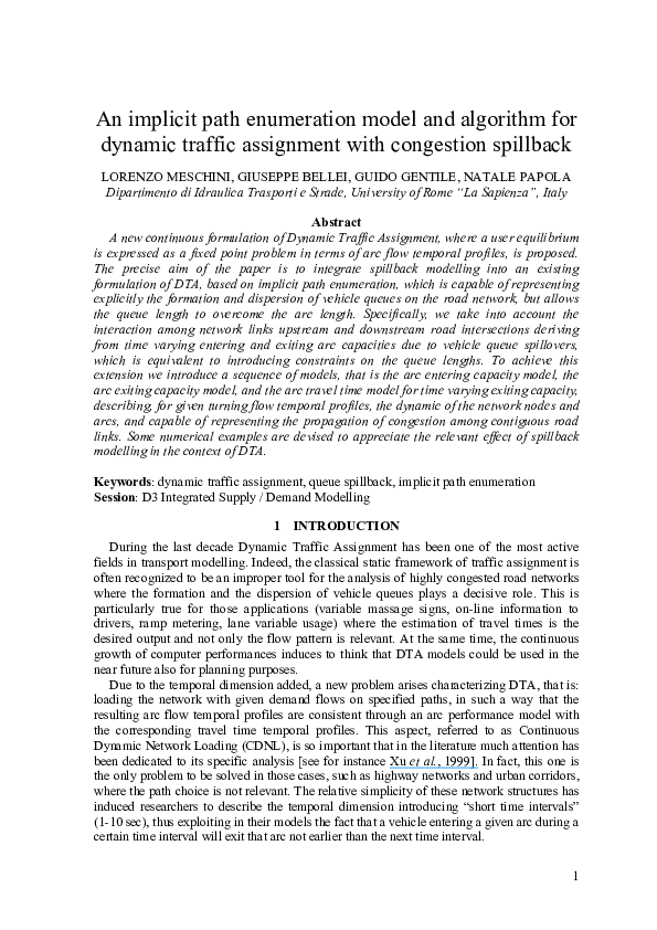 (PDF) An implicit path enumeration model and algorithm for dynamic ...