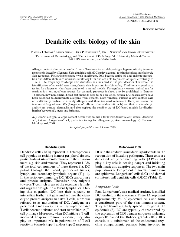 Biology Of The Skin