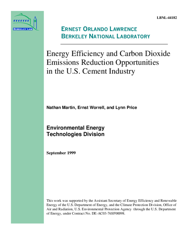 (PDF) Energy efficiency and carbon dioxide emissions reduction ...