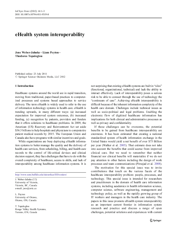 Ehealth articles image