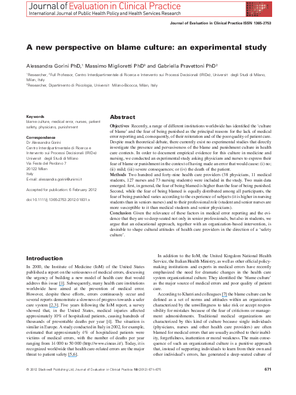 Blame culture in society image