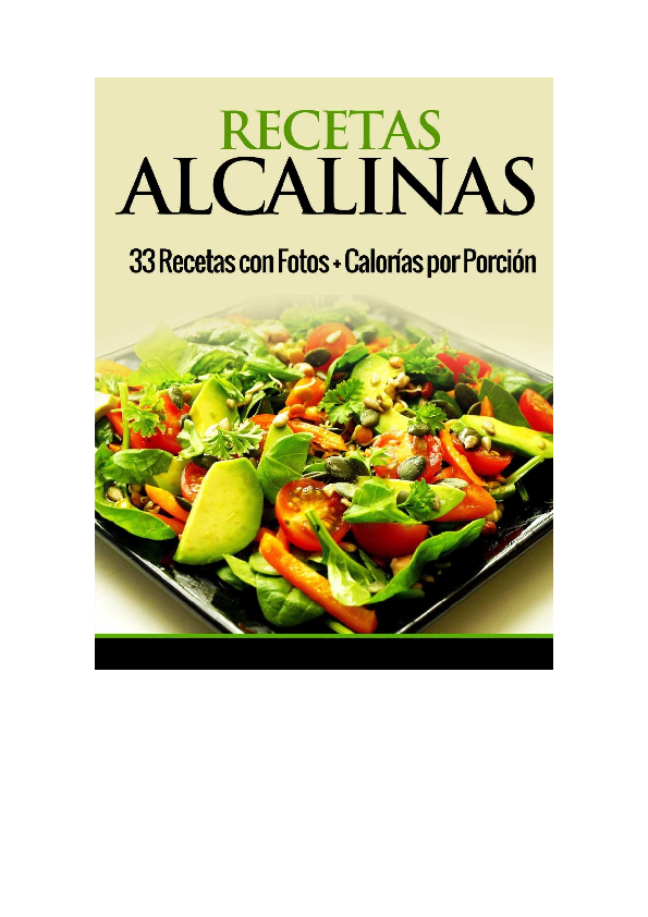 recetas para dieta alcalina pdf