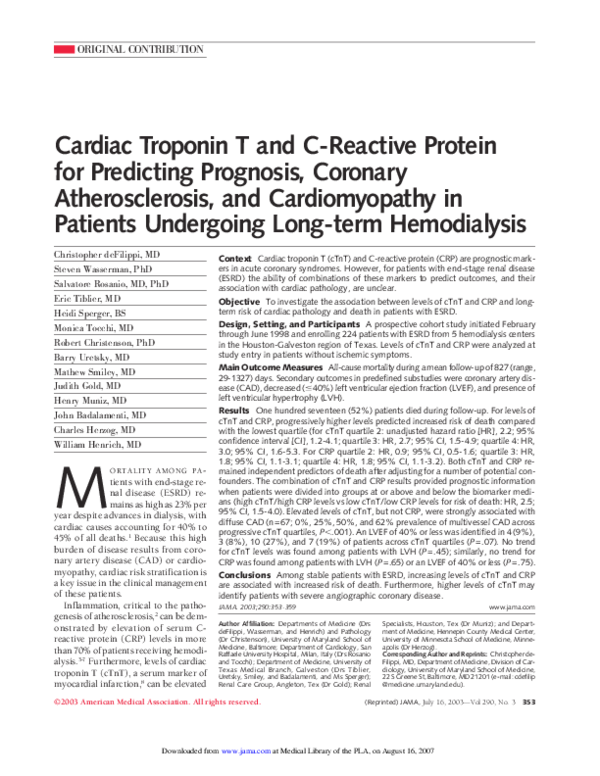 (PDF) Monthly reference change value of cardiac troponin in ...