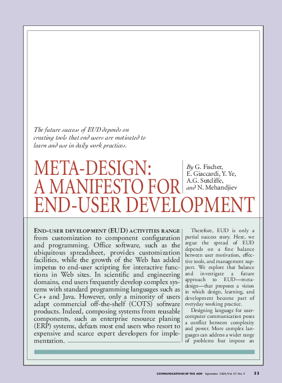 (PDF) Meta-design