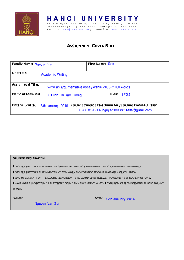 (PDF) Academic writing