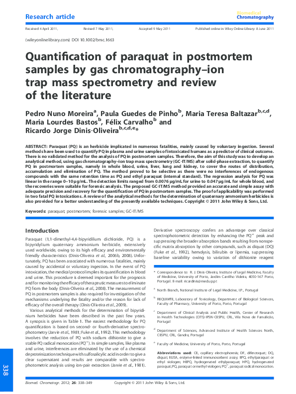 Literature review postmortem picture