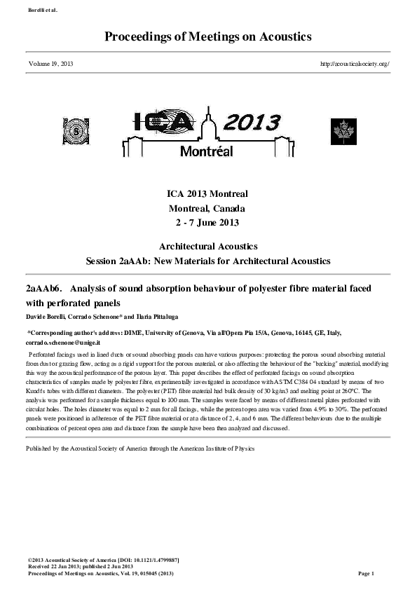 Sound absorption treatment picture