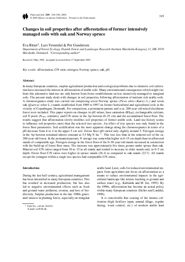 (PDF) Green alder improves chemical properties of forest floor and