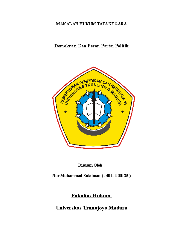 (DOC) peran partai politik dalam membangun demokrasi | Imen 74