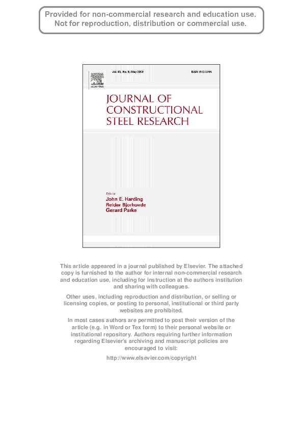 (PDF) Imperfections in steel girder webs with and without perforations