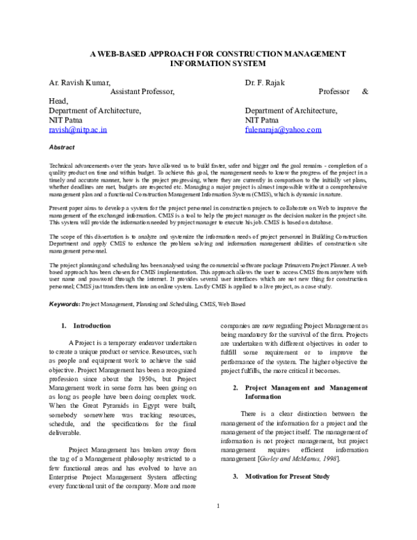 (DOC) A web-Based Approach for Construction Management Information System