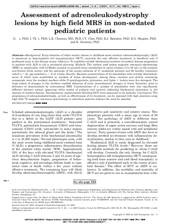 Adrenoleukodystrophy essay 08 image
