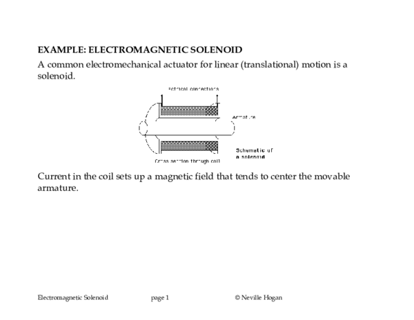 (PDF) EXAMPLE: ELECTROMAGNETIC SOLENOID