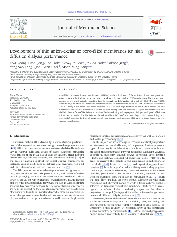 (PDF) Pore-filled anion-exchange membranes for non-aqueous redox flow ...