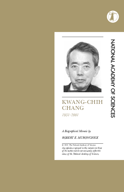 (PDF) Kwangchih (K.C.) Chang (19312001)