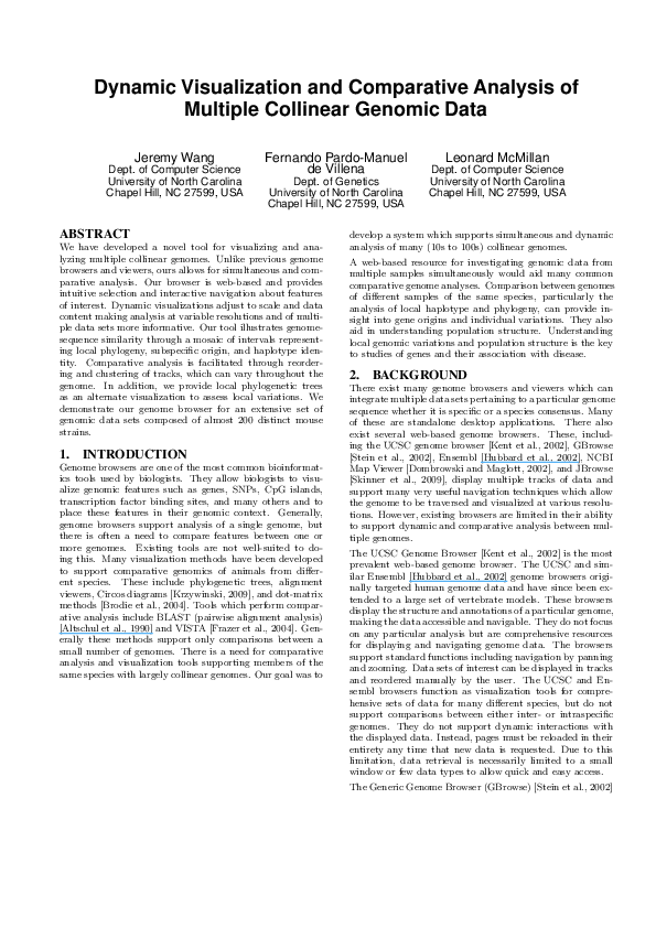 (PDF) Dynamic Visualization and Comparative Analysis of Multiple ...