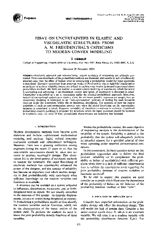 Essay on elastic picture