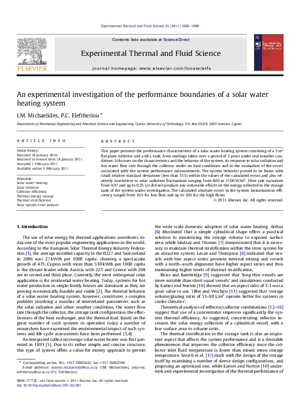 (PDF) An experimental investigation of the performance boundaries of a ...