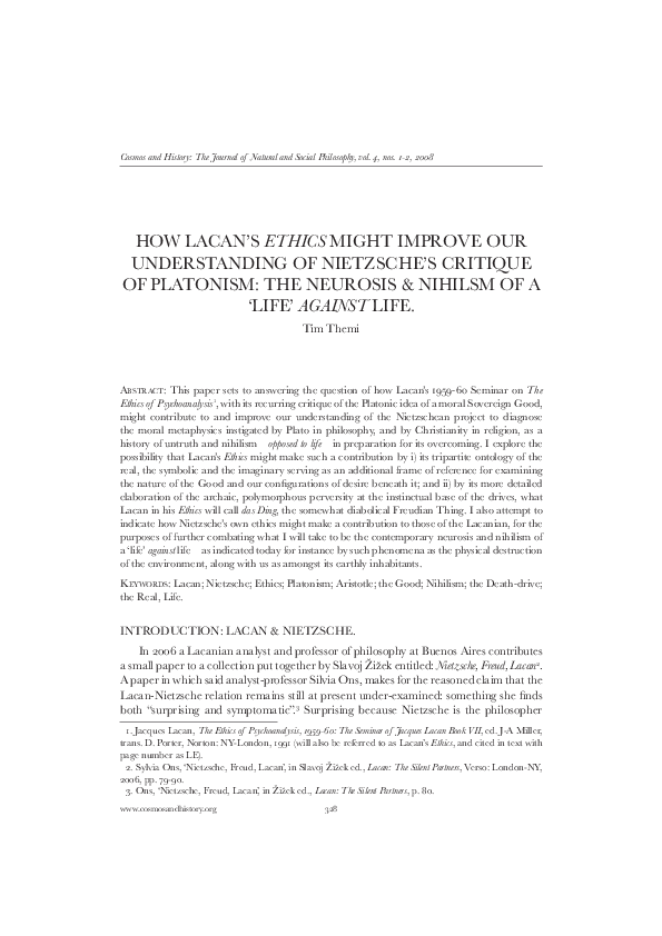 Optimistic nihilism image