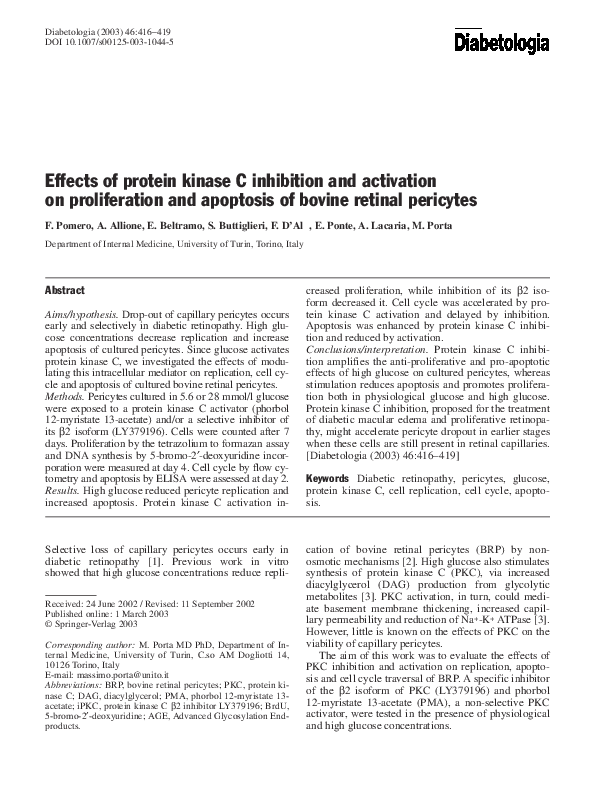 (PDF) Effects of protein kinase C inhibition and activation on ...