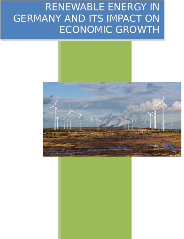 (DOC) Renewable Energy in Germany