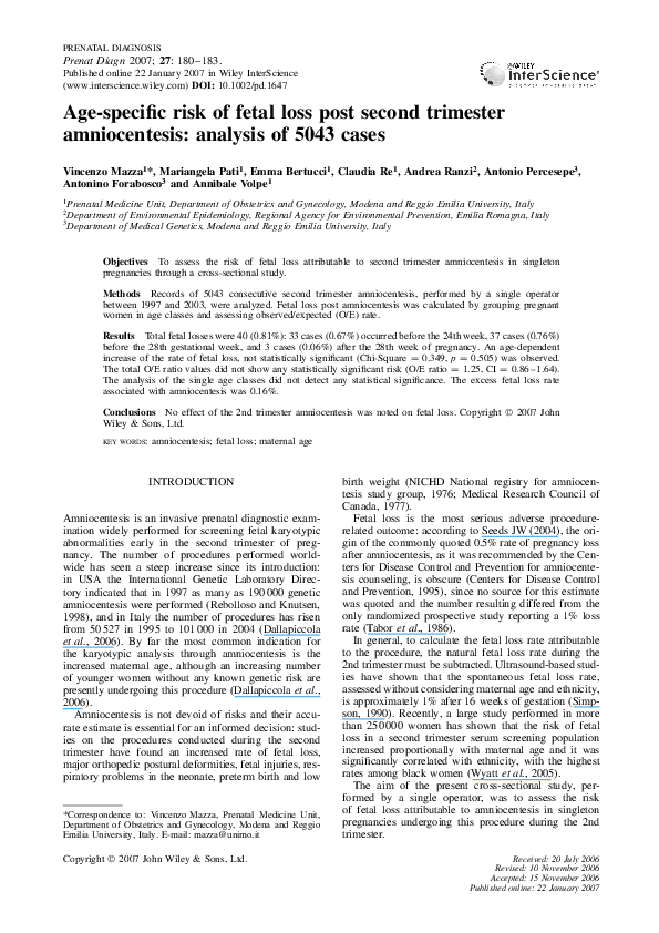 Amniocentesis essay picture