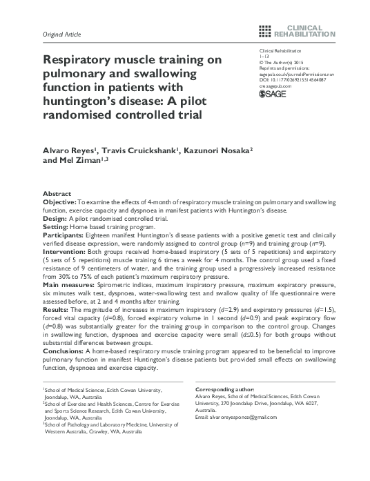 (PDF) Respiratory muscle training on pulmonary and swallowing function ...