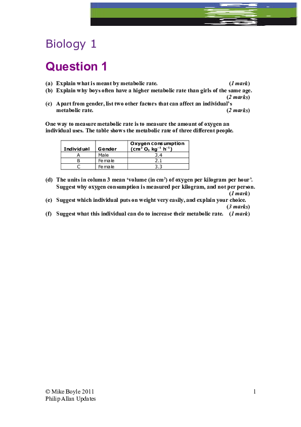 Biology 25 mark essay example picture