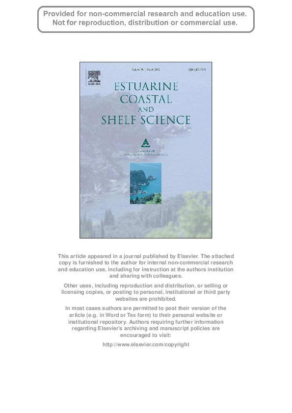 (PDF) Comparing the nursery role of inner continental shelf and
