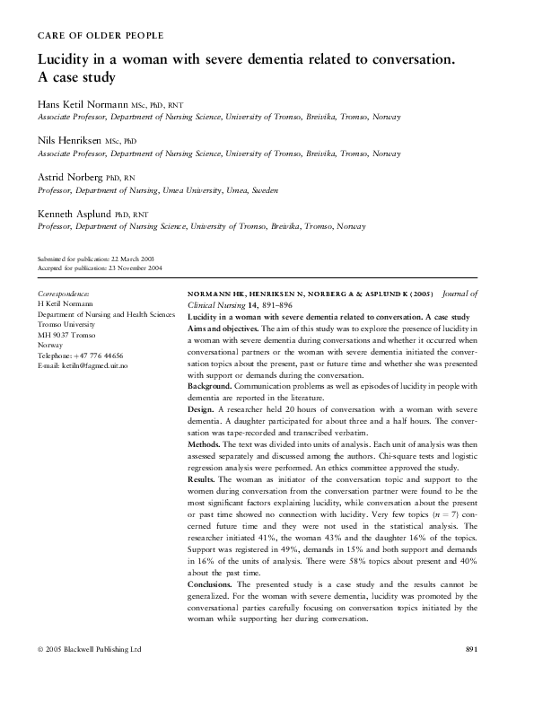 Terminal lucidity debunked picture