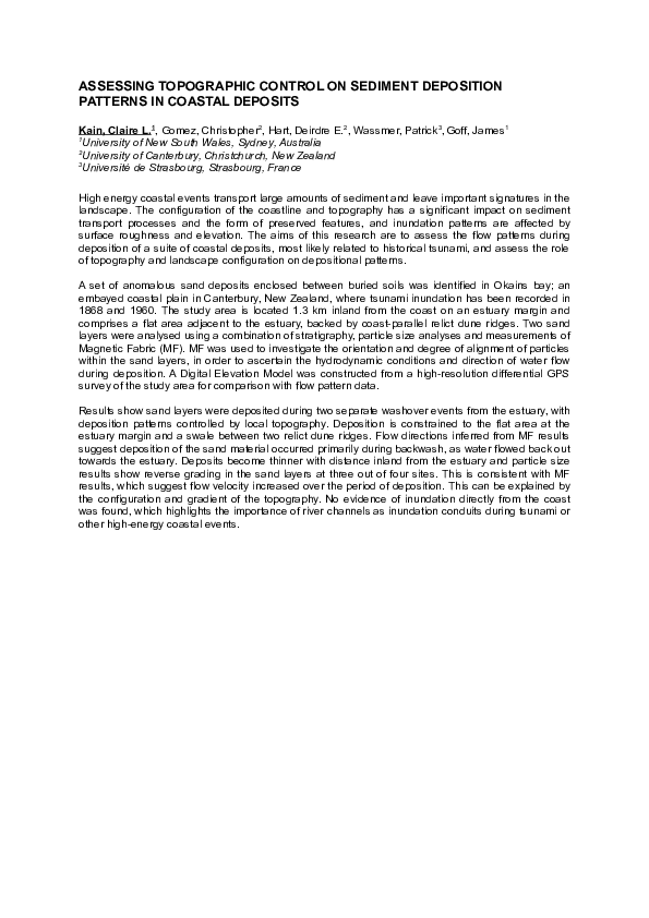 Coastal deposition essay picture