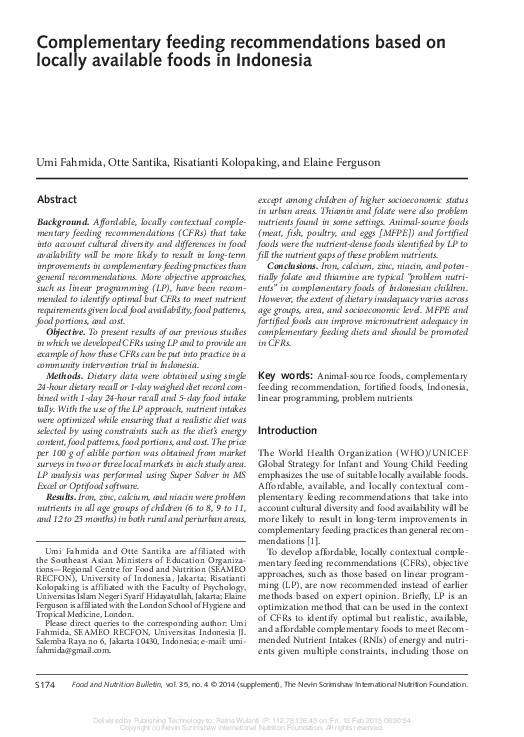 Complementary feeding thesis 06 image