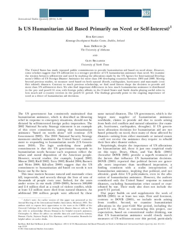 Army humanitarian aid picture