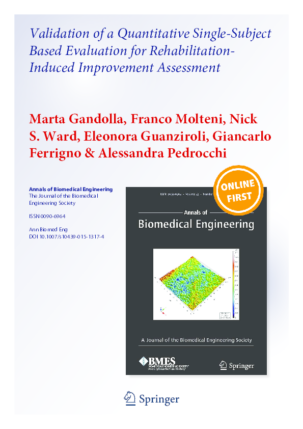 (PDF) Validation of a Quantitative Single-Subject Based Evaluation for ...